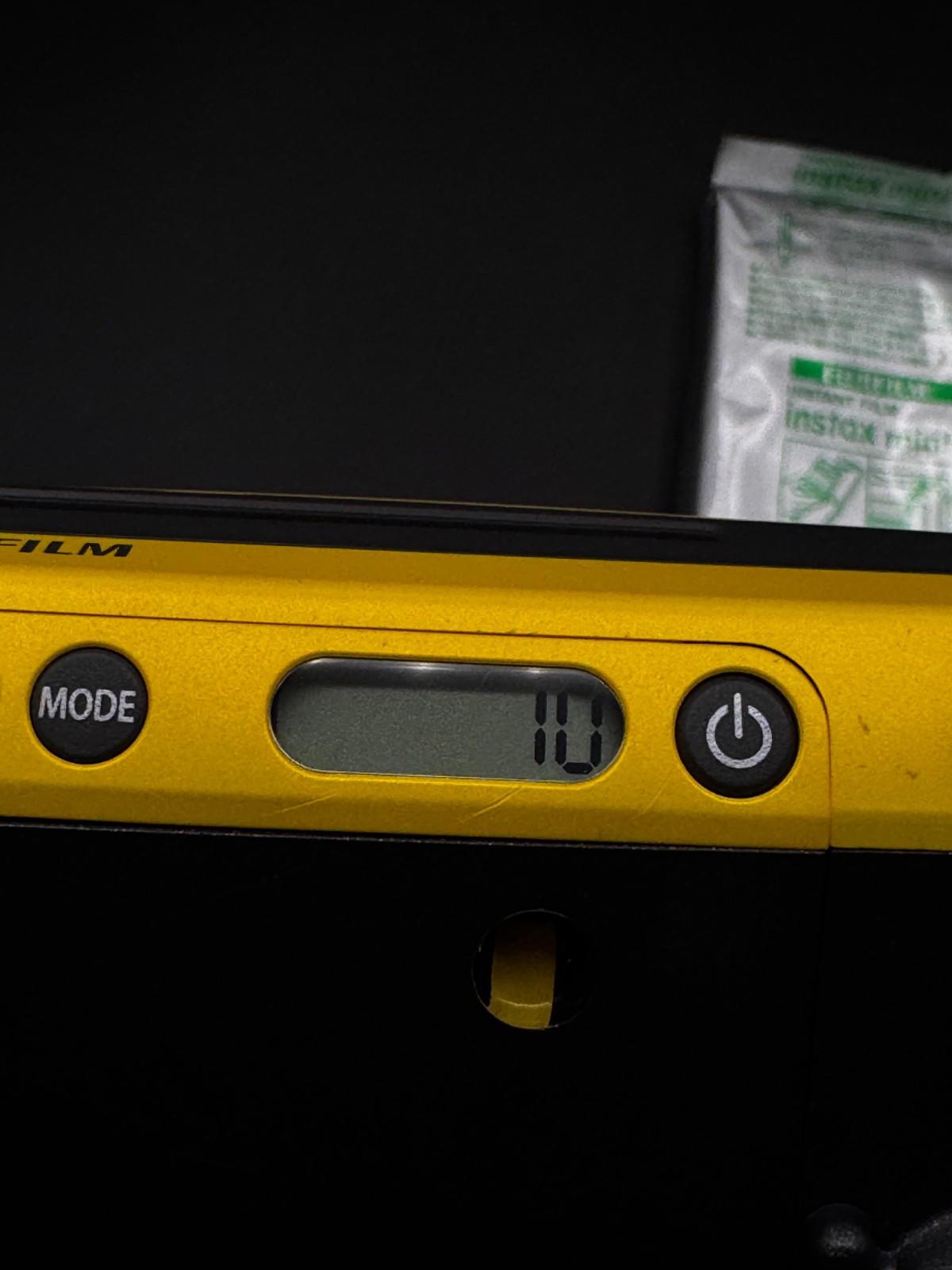 Fujifilm Instax Mini 70 Yellow Instant Film Camera + Film & Batteries - Working