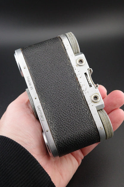 Vintage 1950's Braun Paxette 35mm Camera + Case - Faulty Spares or Repair