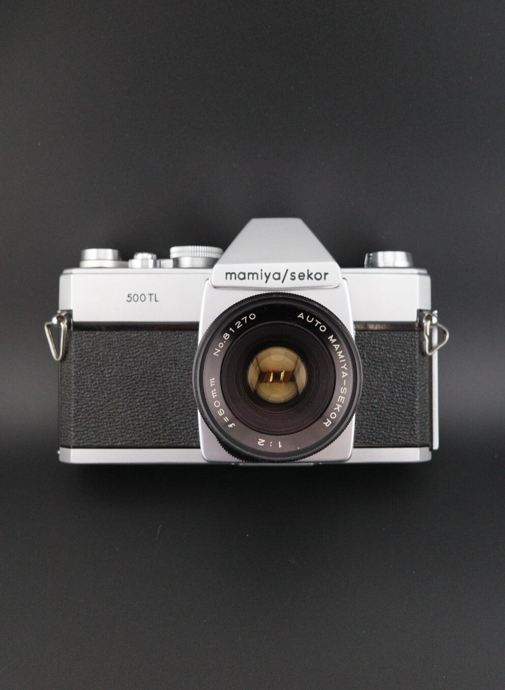 Mamiya/Sekor 500TL 35mm Film Camera +  50mm f/2 Lens Winds, Fires, Faulty Meter