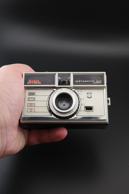 Kodak Instamatic 204 Vintage 1960's 126 Film Camera With Case - Tested & Working