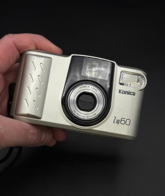 Konica Z-Up 60 35mm Zoom Film Camera - Tested & Working (Read Details) O274