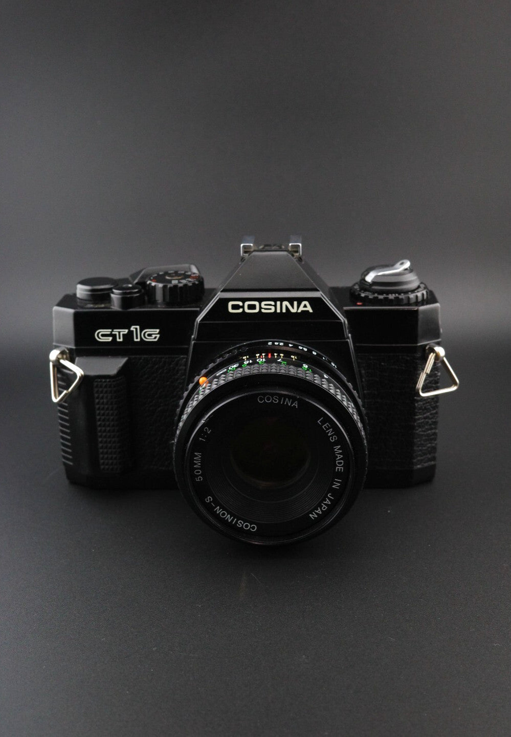 Cosina CT1G Vintage 35mm Film SLR Camera + 50mm 1:2 Lens - Tested & Working