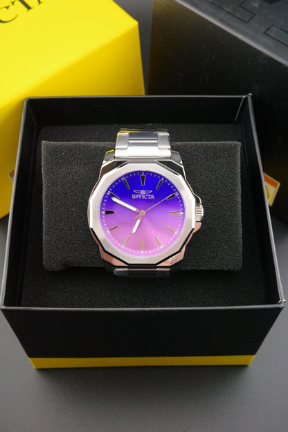 New & Boxed Invicta Speedway Dominus 50981 Men’s Watch 42mm Steel - Purple Dial