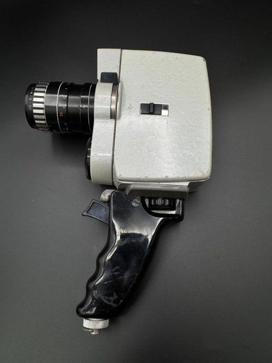 Vintage Bauer 88L Retro Cine Film Camera With Iscovaron 1:1.8/9-30 Double 8mm