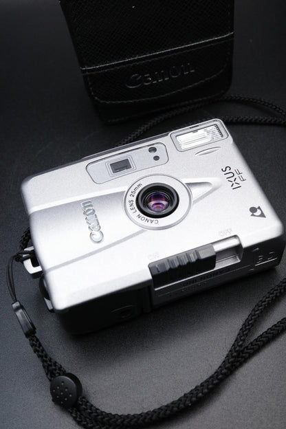 Vintage Canon IXUS FF Compact Camera & Case - Excellent Condition Fully Working