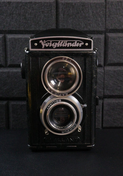 Voigtlander Brilliant Vintage 1930's 120 Film TLR Camera - Tested & Working