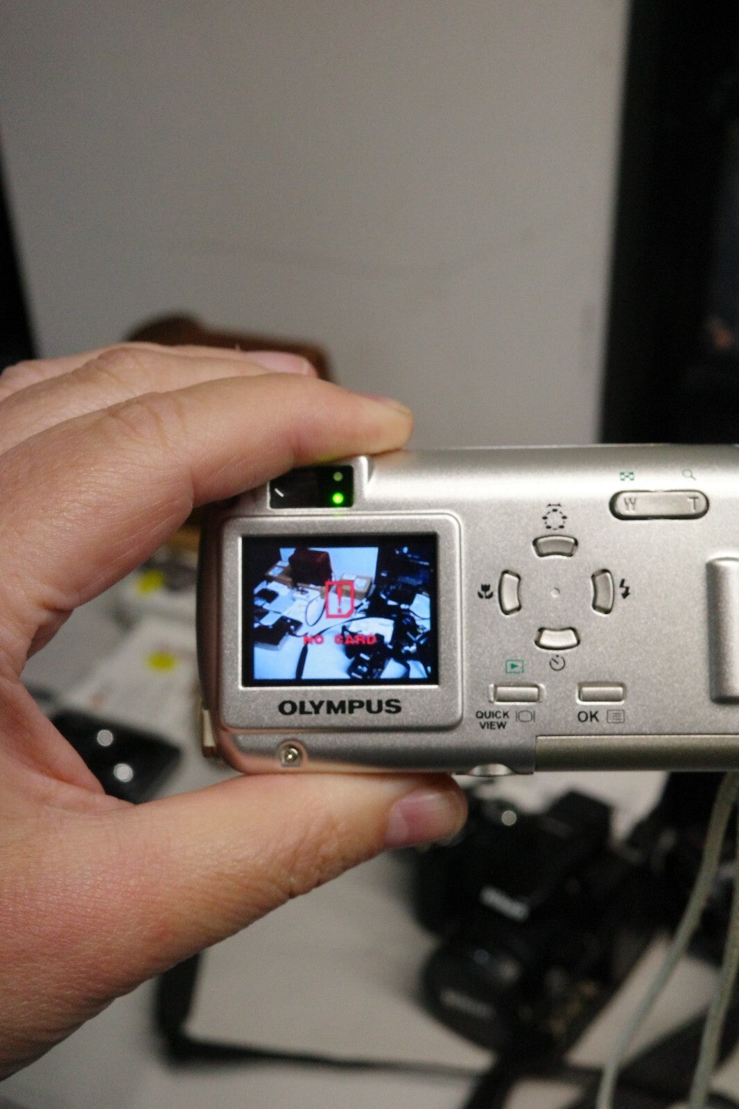 Olympus Mju 300 3.2MP Digital Camera + New Battery / Charger - Tested & Working