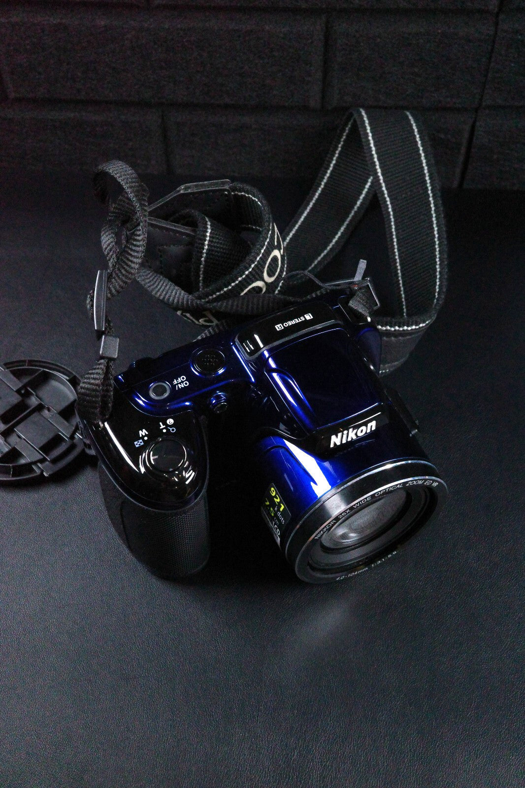 Nikon Coolpix L810 16.1MP Blue Digital Bridge Camera 26x Optical Zoom - Working