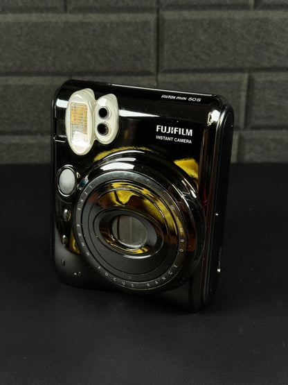 Fujifilm Instax Mini 50S Instant Film Camera - Piano Black - Tested & Working