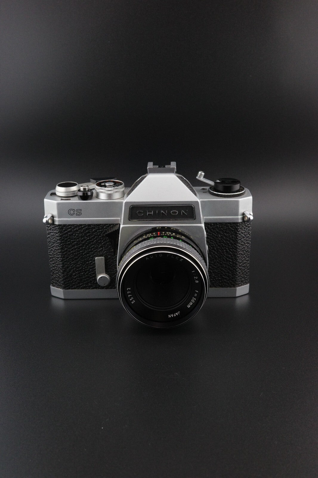 Vintage Chinon CS 35mm Film Camera, Helios Flash & 50mm 2.8 Lens - Fully Working