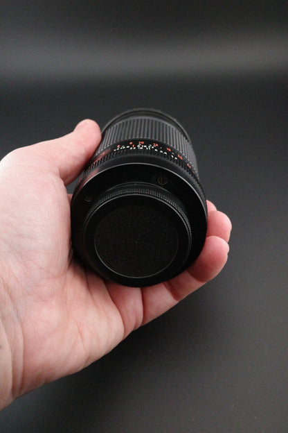 Revueflex EM Vintage 35mm SLR + Carl Zeiss Jena 135mm f3.5 Film Tested & Working