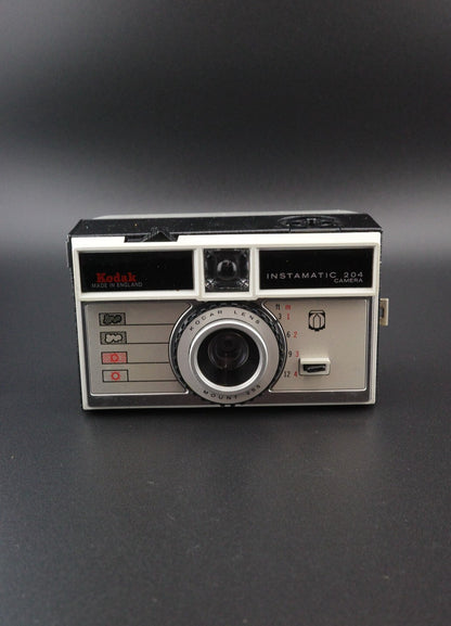Kodak Instamatic 204 Vintage 1960's 126 Film Camera With Case - Tested & Working