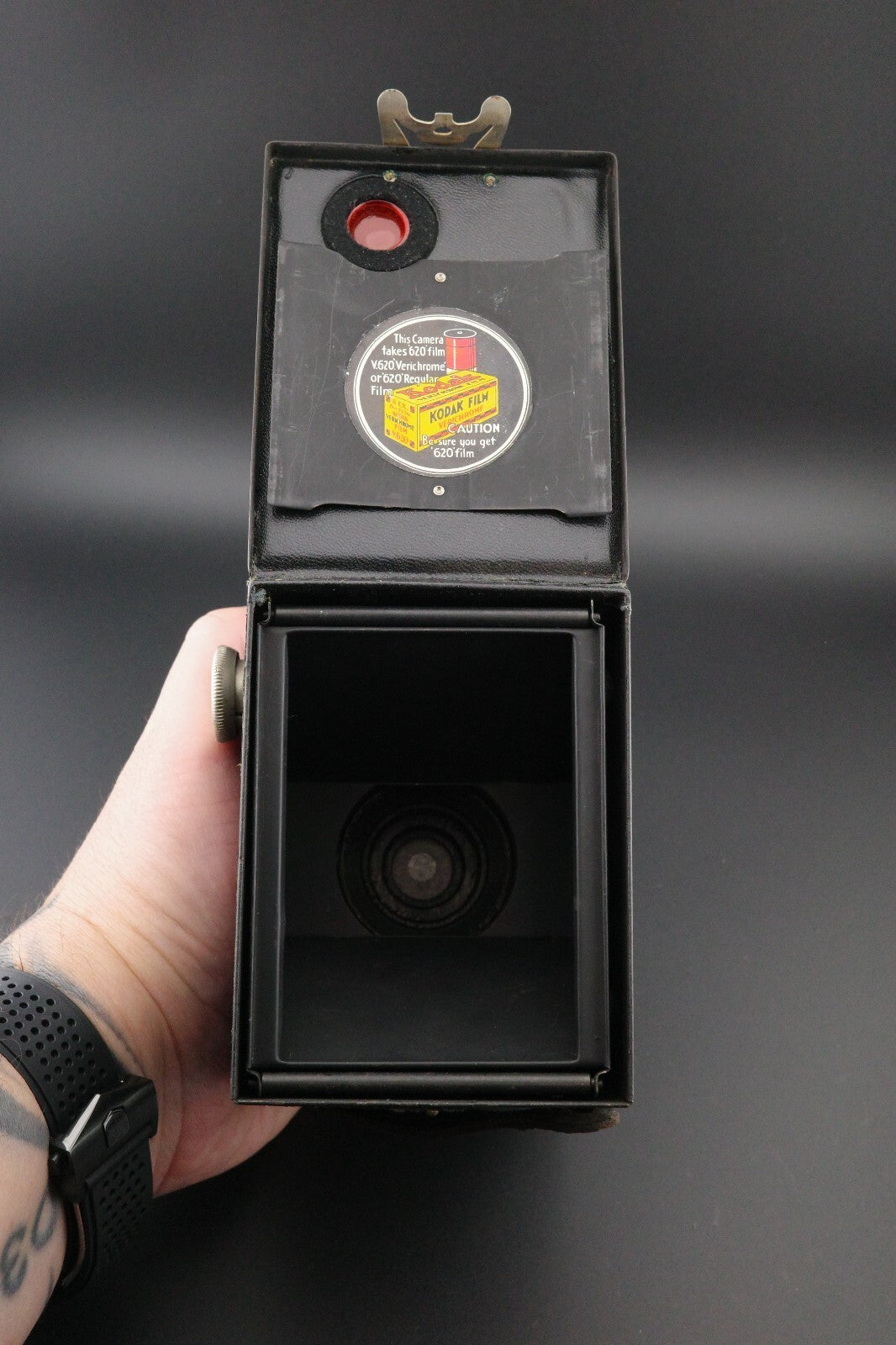 Kodak Six-20 Brownie Junior 620 Film Box Camera 1930s - Tested & Working