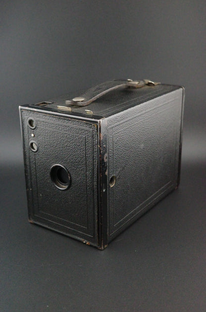 Kodak No.2 Brownie Model F 120 Film Box Camera - Tested & Working Vintage 1930's