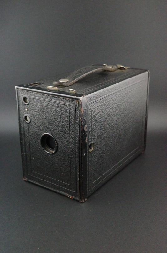 Kodak No.2 Brownie Model F 120 Film Box Camera - Tested & Working Vintage 1930's