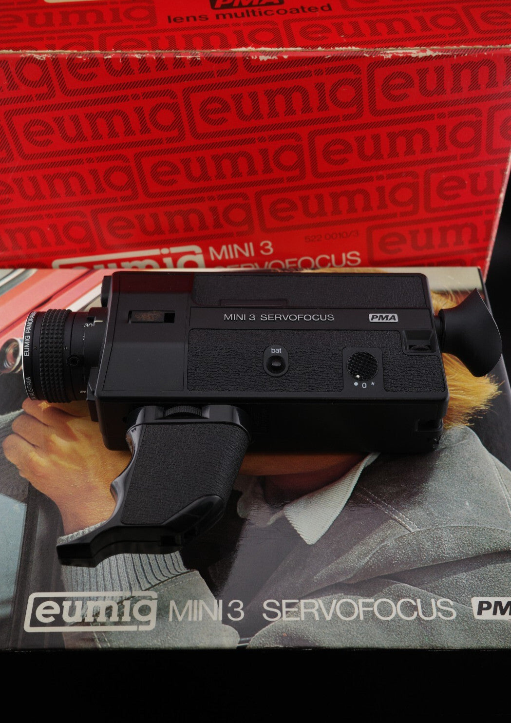 Boxed Eumig Mini 3 Servofocus PMA Super 8 Cine Camera - Faulty - Spares Repair