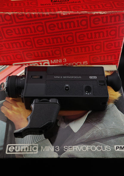 Boxed Eumig Mini 3 Servofocus PMA Super 8 Cine Camera - Faulty - Spares Repair