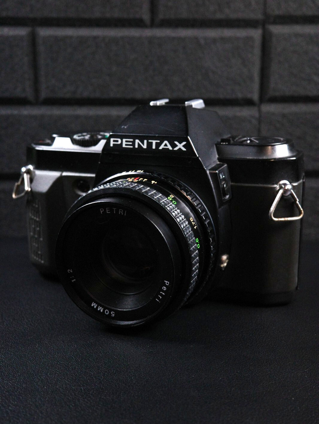 Pentax P30N 35mm Film Camera With Petri 50mm F/2 lens - Faulty Spares or Repair