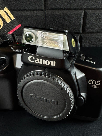 Canon EOS 750 Vintage 1980's 35mm SLR Film Camera Body Only - Tested & Working