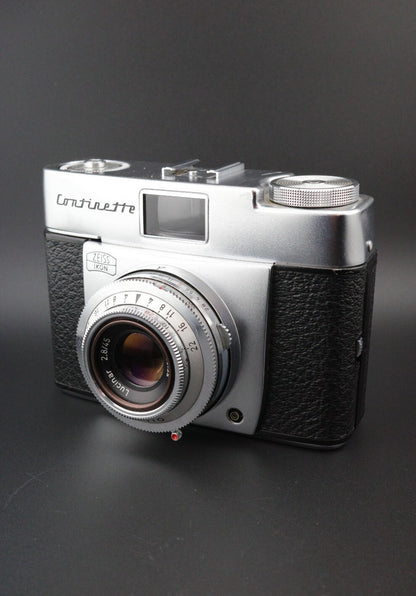 Zeiss Ikon Continette 35mm Camera Lucinar 45mm f2.8 - Film Tested & Working