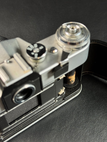 Vintage Zenit-B 35mm SLR Camera + Auto Flex 2.8 50mm Lens - Tested & Working