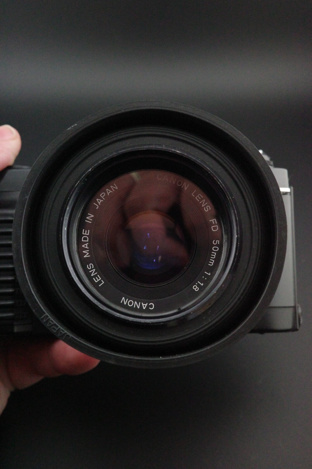 Canon T70 35mm SLR + FD 50mm f1.8 Lens + Speedlite 244T - Tested & Working