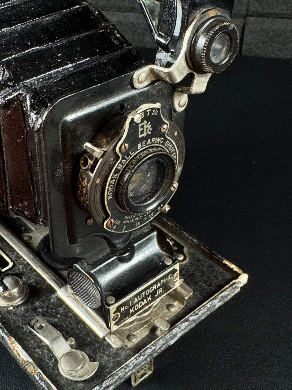 Kodak Junior No. 1 Autographic Vintage 1915 Ball Bearing Shutter Folding Camera