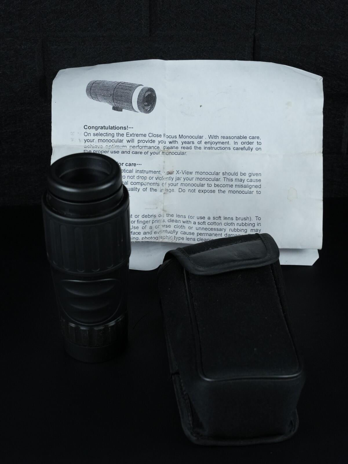 Helios Close Focus 7x32 Monocular Compact Monocular & Case - Working