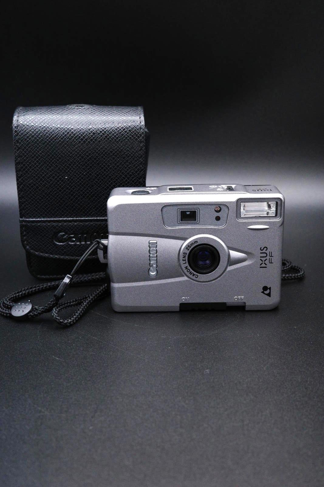 Vintage Canon IXUS FF Compact Camera & Case - Excellent Condition Fully Working