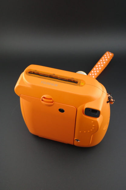 RARE Fujifilm Instax Mini 9 Orange Instant Film Camera - Tested & Fully Working