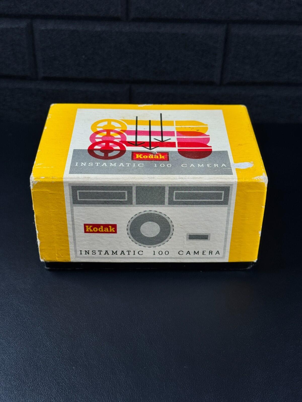 Boxed Kodak Instamatic 100 Vintage 1960's Compact 126 Film Camera - Not Working