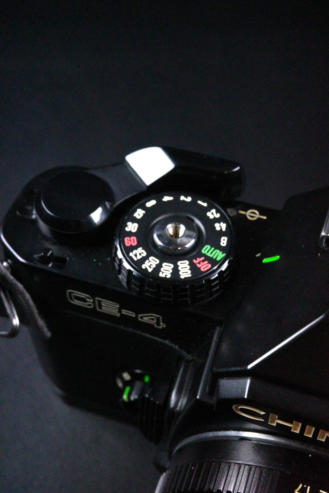 Chinon CE-4 SLR 35mm Film Camera + Auto Chinon 50mm 1 .7 Faulty Spares or Repair