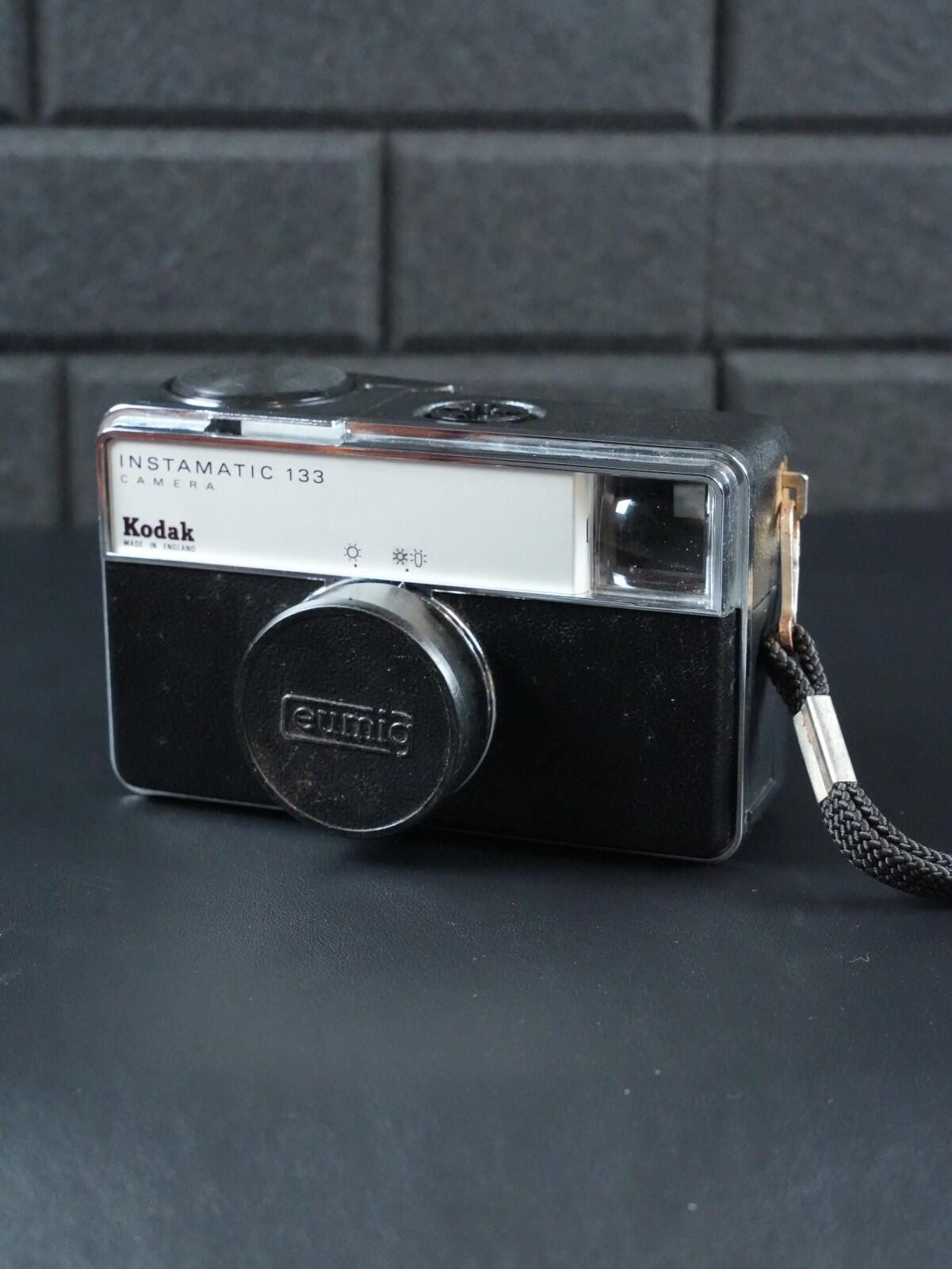 Kodak Instamatic 133 Vintage 1970'S 126 Film Camera + Case  - Tested & Working