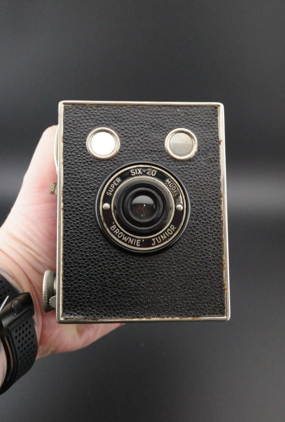 Kodak Six-20 Brownie Junior 620 Film Box Camera 1930s - Tested & Working