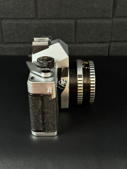 Praktica LTL 35mm Film SLR Camera + Zeiss Jena Tessar 2.8 50mm - Winds & Fires