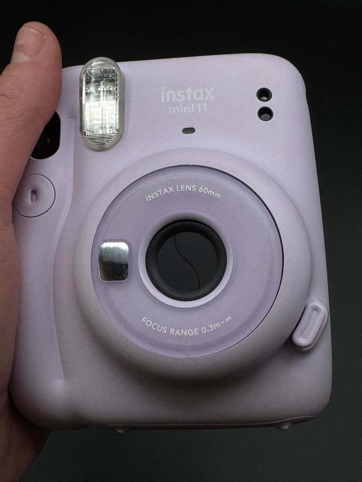Boxed Fujifilm Instax Mini 11 Lilac Instant Camera + Film & Batteries - Working
