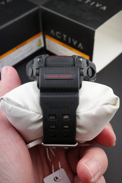 Activa X Invicta ACW8020-015 Men's Digital Watch 56mm Black - Brand New & Boxed