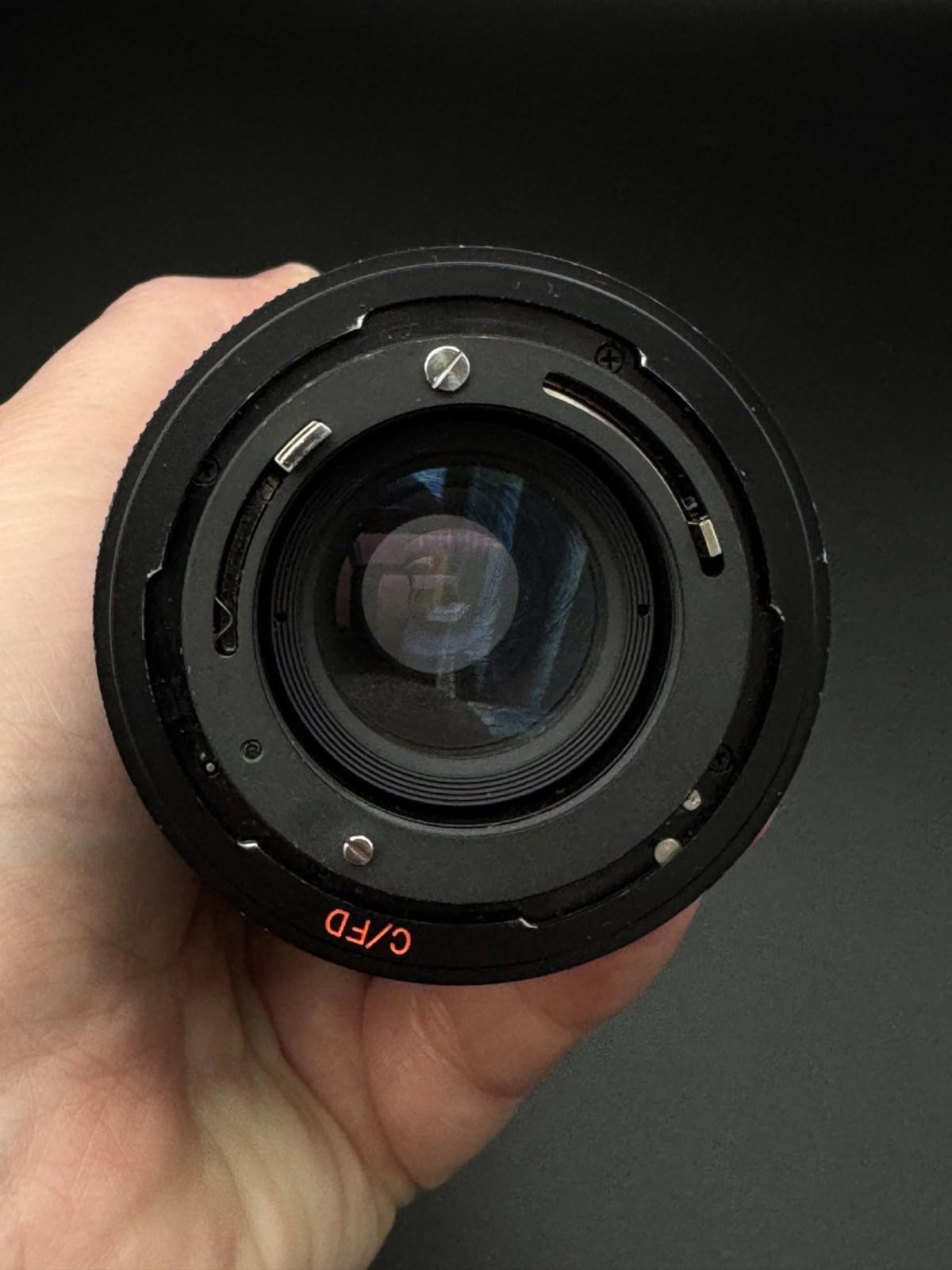 Vivitar 80-200mm f/4.5 MC Tele-Macro-Zoom Lens Canon FD Mount - Tested & Working