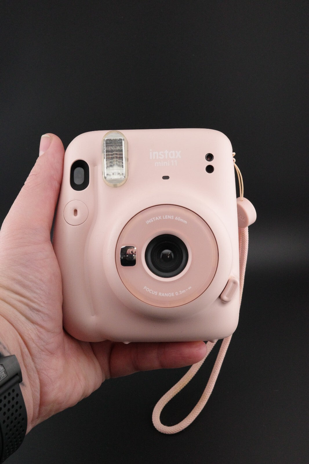 Fujifilm Instax Mini 11 Blush Pink Instant Film Camera - Film Tested & Working