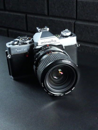 Minolta XG 9 35mm Film Camera + 35-70mm F3.5 MD Zoom Lens - Faulty - Spares Y514