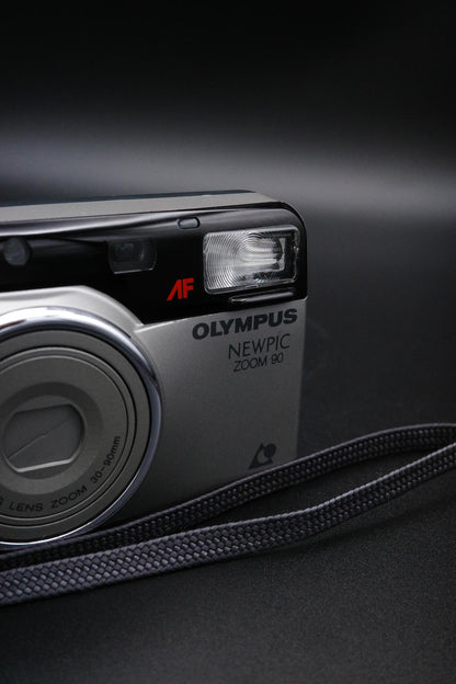 Olympus NewPic Zoom 90 Vintage APS Film Camera - Tested & Working