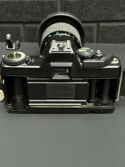 Praktica BCA Electronic 35mm SLR Camera + Pentacon 70-210mm Lens - Working