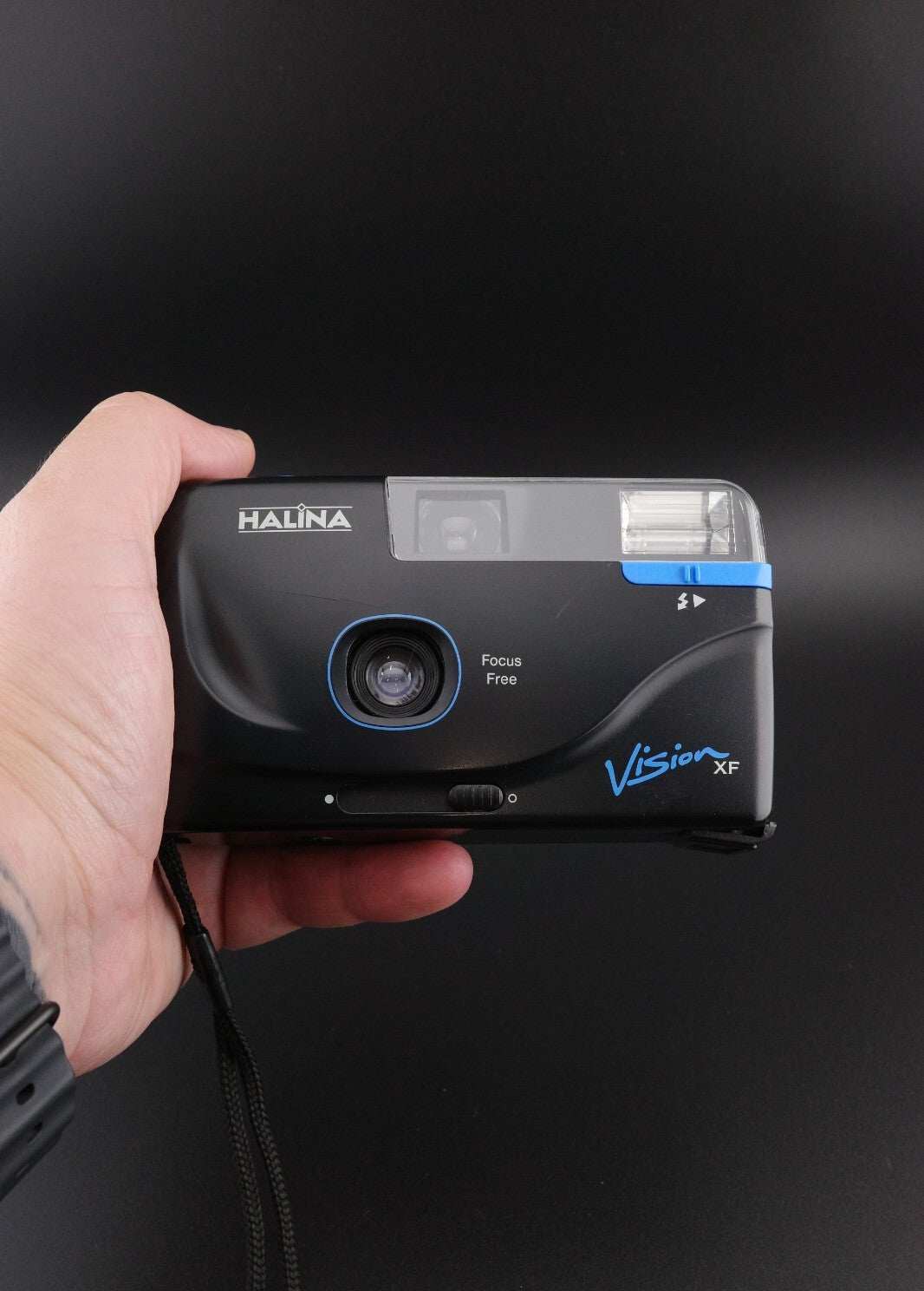 Halina Vision XF Vintage 1990's Compact 35mm Film Camera - Tested & Working