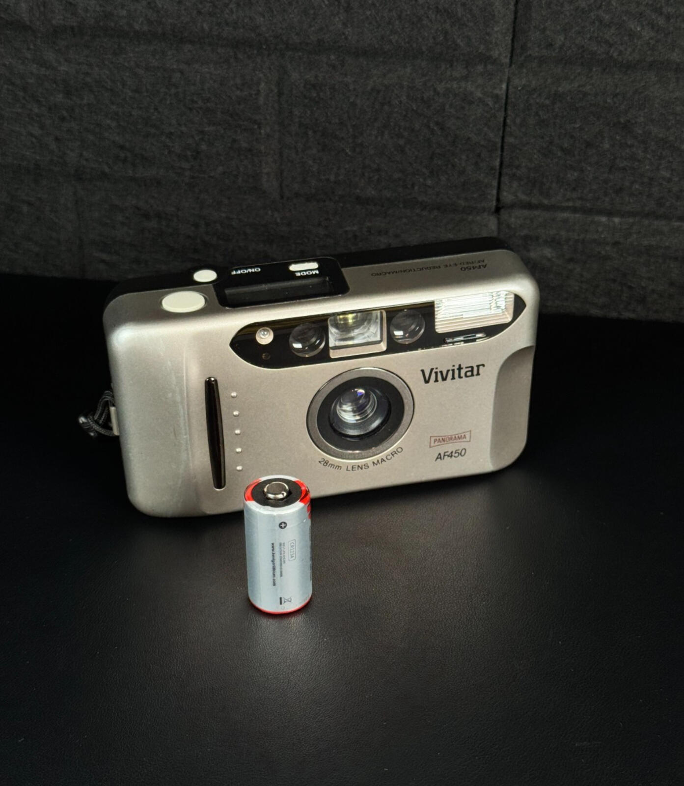 Working Vivitar AF450 Compact 35mm Film Camera 28mm Macro Lens Panorama