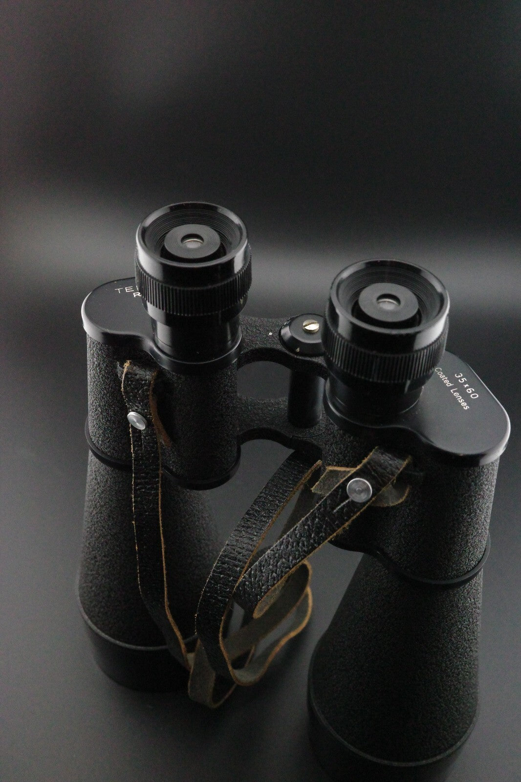Telstar REGD Vintage 1960's 35x60 Binoculars + Original Leather Hard Case Tested