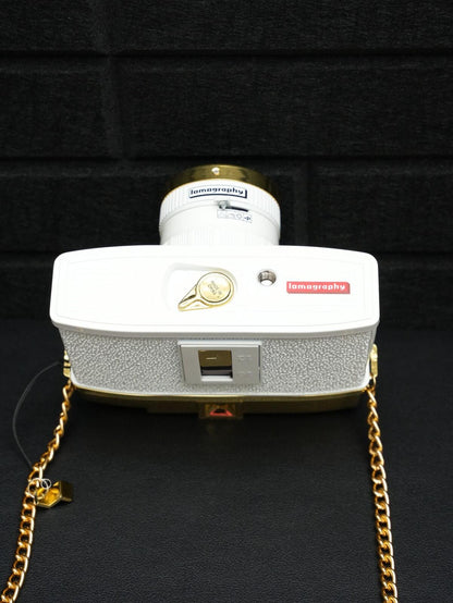 Lomography Diana F+ Limited Gold Edition 120 Film Camera - Boxed & Working