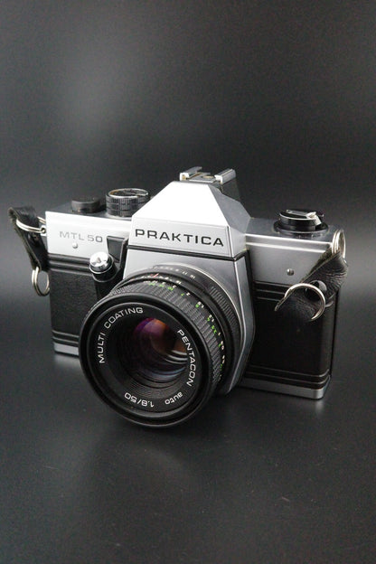Praktica MTL 50 35mm SLR Film Camera Mega Bundle - Film Tested & Fully Working