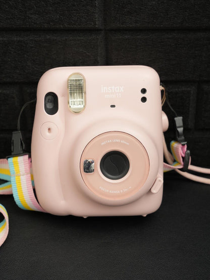 Fujifilm Instax Mini Pink 11 Instant Camera + Album & Batteries - Working