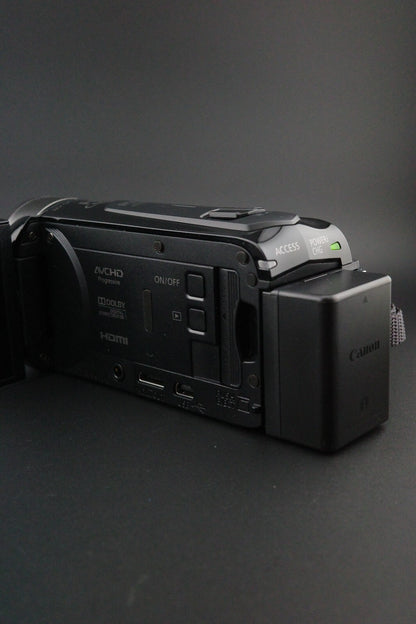 Canon LEGRIA HF R506 Full HD Camcorder Boxed Battery Charger Cables Excellent
