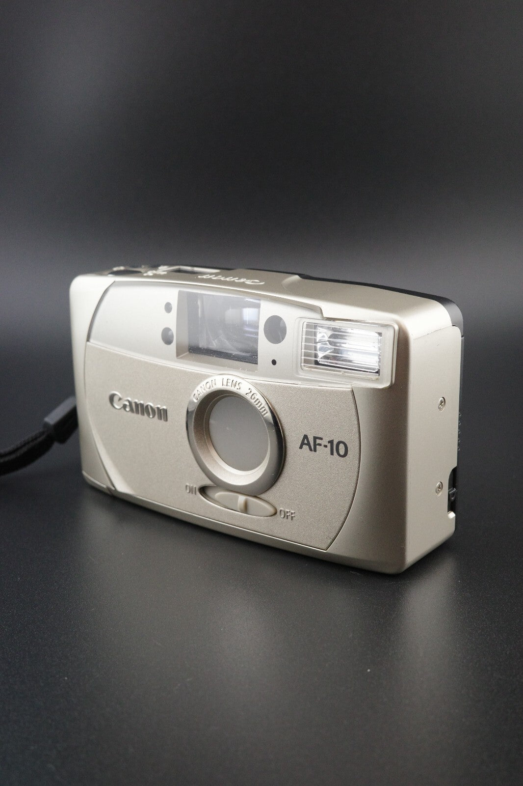Canon AF-10 35mm Film Camera 26mm Autofocus Point and Shoot - Tested & Working